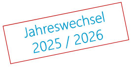 Jahreswechsel 2025 -2026